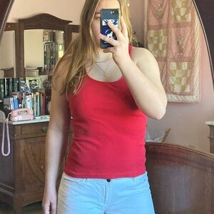Red Women's Tank Top